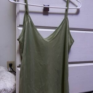 Elegant Olive Green Women's Top